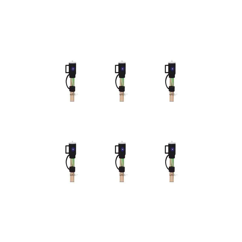 Random Color Cute Cup Design Drinking Straw Cover, 1/2/3/4/6Pcs Silicone Straw Protective Cap, Straw Toppers